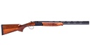 STEVENS 22166 555  FULL SIZE 20 GAUGE BREAK OPEN 3" 2RD 26" BLACK SATIN OVER/UNDER VENT RIB BARREL, SATIN BLACK ALUMINUM RECEIVER, FIXED TURKISH WALNUT STOCK, AMBIDEXTROUS