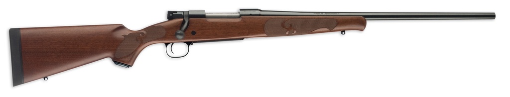 WINCHESTER GUNS 535201218 MODEL 70 FEATHERWEIGHT COMPACT 7MM-08 REM CALIBER WITH 5+1 CAPACITY, 20" BARREL, BRUSHED POLISH BLUED METAL FINISH & SATIN WALNUT FIXED FEATHER CHECKERED STOCK RIGHT HAND