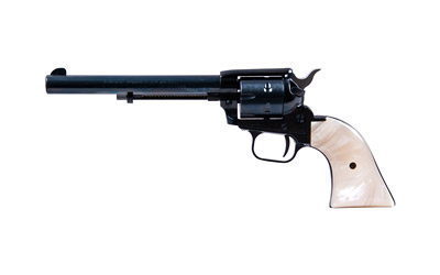 HERITAGE MFG RR22MB6 ROUGH RIDER  22 LR 22 WMR 6 SHOT, 6.50" BLACK STEEL BARREL, BLACK ZINC ALLOY FRAME, BLACK CYLINDER, COCOBOLO GRIP, HAMMER/THUMB SAFETY, EXPOSED HAMMER