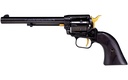 HERITAGE MFG RR22B4 ROUGH RIDER  22 LR 6 SHOT, 4.75" BLACK STEEL BARREL, BLACK ZINC ALLOY FRAME, BLACK CYLINDER COCOBOLO GRIP, HAMMER/THUMB SAFETY, EXPOSED HAMMER