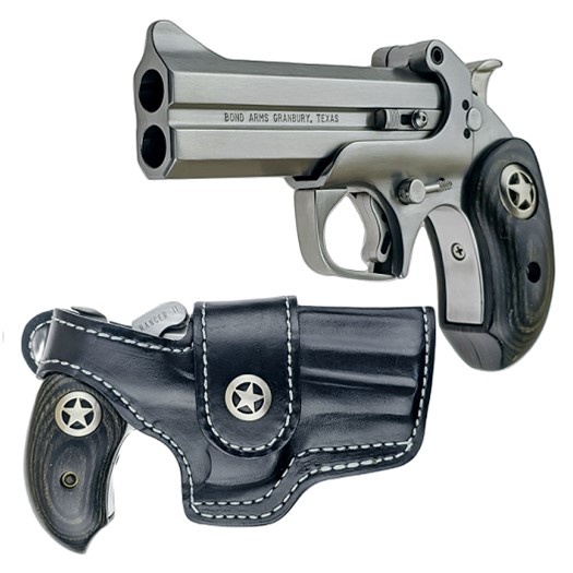 BOND ARMS BARII RANGER II 45 COLT (LC) 4.25" 2 ROUND STAINLESS TRIGGER GUARD