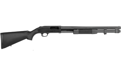 MOSSBERG 51660 590A1 TACTICAL 12 GAUGE 8+1 3" 20" HEAVY-WALLED BARREL, PARKERIZED FINISH, DRILLED & TAPPED RECEIVER, MIL-SPEC CONSTRUCTION W/METAL TRIGGER GUARD & SAFETY, SYNTHETIC STOCK
