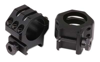 WEAVER MOUNTS 99692 SIX-HOLE PICATINNY RINGS  MATTE BLACK 30MM LOW