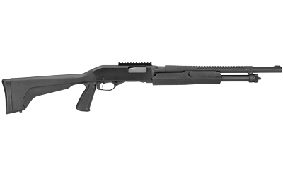 STEVENS 19496 320 SECURITY 12 GAUGE 3" 5+1 18.50" MATTE BLACK CARBON STEEL BARREL, MATTE BLACK FIXED PISTOL GRIP STOCK, AMBIDEXTROUS 1-PIECE RAIL INCLUDES FIXED CYLINDER BORE CHOKE
