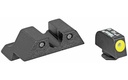 TRIJICON 600540 HD NIGHT SIGHTS  GREEN/TRITIUM YELLOW OUTLINE FRONT SIGHT-GREEN TRITIUM BLACK OUTLINE REAR SIGHT GLOCK GLOCK 17/17L/19 STANDARD FRAME