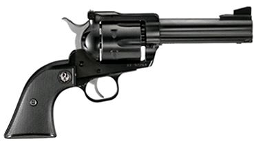 RUGER 0445 BLACKHAWK  45 COLT (LONG COLT) 6 SHOT 4.63" BLUED ALLOY STEEL BARREL & FRAME, BLACK CHECKERED RUBBER GRIP, TRANSFER BAR SAFETY, EXPOSED HAMMER