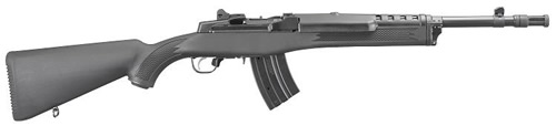 RUGER 5854 MINI THIRTY  7.62X39MM 20+1 16.10" BLUED THREADED BARREL, BLUED STEEL  DRILLED & TAPPED RECEIVER, BLACK SYNTHETIC FIXED STOCK, RIGHT HAND