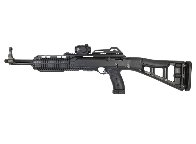 HI-POINT 4095TSRD 4095TS CARBINE 40 S&W CALIBER WITH 17.50" BARREL, 10+1 CAPACITY, BLACK METAL FINISH, BLACK ALL WEATHER MOLDED STOCK & BLACK POLYMER GRIP RIGHT HAND INCLUDES RED DOT