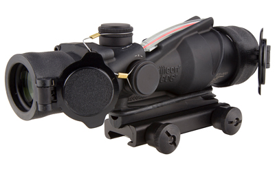TRIJICON 100228 ACOG  BLACK HARDCOAT ANODIZED 4X32MM ILLUMINATED RED CHEVRON RETICLE