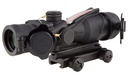 TRIJICON 100228 ACOG  BLACK HARDCOAT ANODIZED 4X32MM ILLUMINATED RED CHEVRON RETICLE