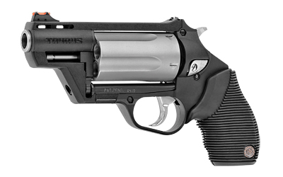 TAURUS 2441029TCPLY JUDGE PUBLIC DEFENDER 45 COLT (LC) CALIBER OR 2.50" 410 GAUGE 5 SHOT 2.50" BLACK FINISH BARREL, MATTE STAINLESS FINISH CYLINDER, BLACK FINISH POLYMER FRAME & BLACK RIBBER GRIP
