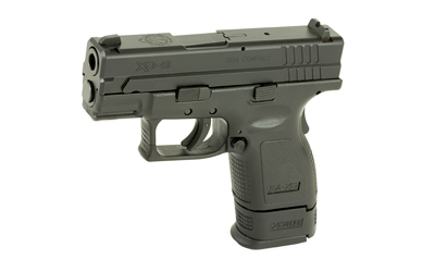 SPRINGFIELD ARMORY XD9801 XD *CA COMPLIANT SUB-COMPACT 9MM LUGER 10+1, 3" BLACK MELONITE STEEL BARREL & SERRATED SLIDE, BLACK POLYMER FRAME W/PICATINNY RAIL, BLACK POLYMER GRIP