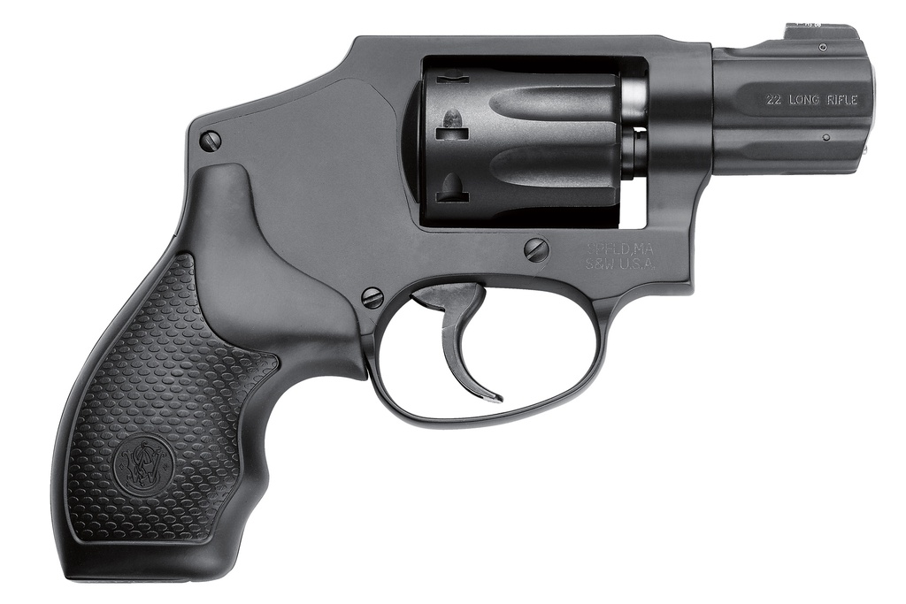 SMITH & WESSON 103043 MODEL 43 CLASSIC 22 LR 8 SHOT 1.88" BLACK STAINLESS STEEL BARREL, BLACK ALUMINUM  CYLINDER & J-FRAME, SNAG-FREE INTERNAL HAMMER, NO LOCK