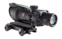 TRIJICON 100218 ACOG  BLACK HARDCOAT ANODIZED 4X 32MM ILLUMINATED GREEN CHEVRON .223/5.56 BDC RETICLE