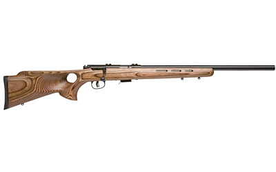 SAVAGE ARMS 96250 93R17 BTV 17 HMR CALIBER WITH 5+1 CAPACITY, 21" BARREL, MATTE BLUED METAL FINISH & FIXED THUMBHOLE NATURAL BROWN STOCK RIGHT HAND (FULL SIZE)