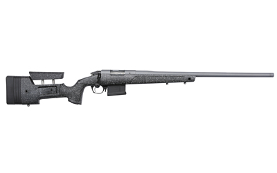 BERGARA RIFLES BPR2065MC PREMIER HMR PRO 6.5 CREEDMOOR 5+1 24" THREADED BARREL, TACTICAL GRAY CERAKOTE,  BLACK WITH GRAY FLECK STOCK