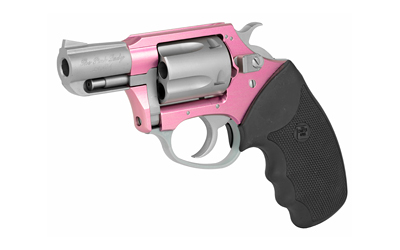 CHARTER ARMS 53830 UNDERCOVER LITE PINK LADY SMALL 38 SPECIAL, 5 SHOT 2" STAINLESS STEEL BARREL & CYLINDER, ALUMINUM FRAME W/BLACK FINGER GROOVED RUBBER GRIP, EXPOSED HAMMER