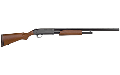 MOSSBERG 50136 500 ALL PURPOSE FULL SIZE 20 GAUGE PUMP 3" 5+1 26" BLUED VENT RIB BARREL, BLUED INTEGRAL SCOPE MOUNT STEEL RECEIVER, FIXED HARDWOOD STOCK, RIGHT HAND, ACCU-SET CHOKES