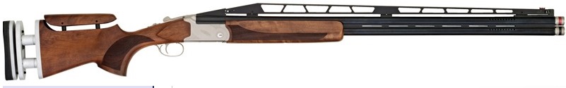 TRISTAR 35416 TT-15A DOUBLE TRAP 12 GAUGE 2RD 2.75" 32" ADJUSTABLE RIB BARREL SILVER REC WALNUT FIXED WITH ADJUSTABLE COMB STOCK RIGHT HAND (FULL SIZE) INCLUDES 5 EXTENDED MOBILCHOKE