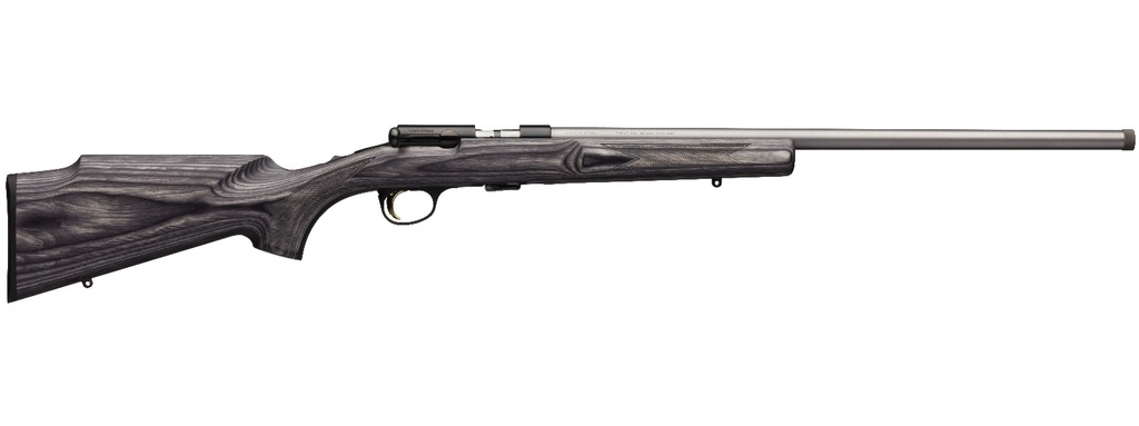 BROWNING 025236204 T-BOLT TARGET/VARMINT SR 22 WMR 10+1 22" THREADED VARMINT BARREL, POLISHED BLUED STEEL RECEIVER, SATIN GRAY LAMINATE STOCK, PACHMAYR DECELERATOR RECOIL PAD, OPTICS READY