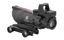 TRIJICON 100549 ACOG COMBO MATTE BLACK 4X32MM ILLUMINATED RED CHEVRON .223/5.56 BDC RETICLE