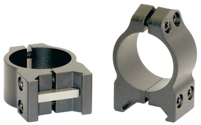 WARNE 200M VERTICAL RINGS MAXIMA MATTE BLACK 1" LOW 0 MOA