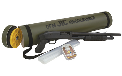 MOSSBERG 51340 500 JIC CRUISER 12 GAUGE PUMP 3" 5+1 18.50" MATTE BLUED STEEL BARREL, MATTE BLUED STAINLESS STEEL RECEIVER, BLACK FIXED W/PISTOL GRIP SYNTHETIC STOCK, SURVIVAL KIT IN A CAN