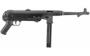 GSG GSGGERGMP409X MP40  9MM LUGER CALIBER WITH 10.80" BARREL, 25+1 CAPACITY, BLACK METAL FINISH, BLACK POLYMER GRIP RIGHT HAND