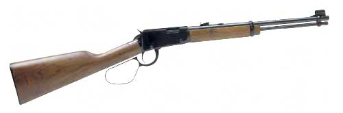 HENRY H001L CLASSIC LEVER CARBINE 22 SHORT CALIBER WITH 12 LR/16 SHORT CAPACITY, 16.13" BARREL, BLACK METAL FINISH & AMERICAN WALNUT STOCK RIGHT HAND