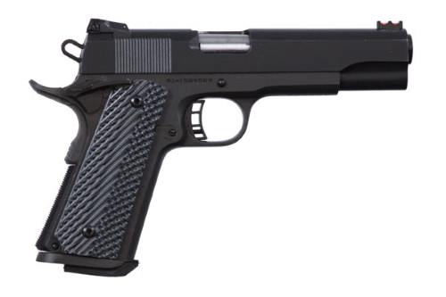 ROCK ISLAND 51719 ROCK ULTRA FS 40 S&W CALIBER WITH 5" BARREL, 8+1 CAPACITY, OVERALL BLACK PARKERIZED FINISH STEEL, BEAVERTAIL FRAME, SERRATED SLIDE & BLACK/GRAY G10 GRIP