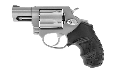 TAURUS 2-605029 605  SMALL 357 MAG/38 SPECIAL +P 5 SHOT 2" MATTE STAINLESS STEEL BARREL, CYLINDER & FRAME, BLACK FINGER GROOVED RUBBER GRIP, TRANSFER BAR SAFETY, EXPOSED HAMMER