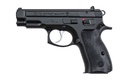 CZ-USA 01190 75  COMPACT 9MM LUGER 10+1 3.75" BLACK STEEL BARREL & SERRATED SLIDE, BLACK POLYCOAT STEEL FRAME W/BEAVERTAIL, BLACK PLASTIC GRIP, RIGHT HAND