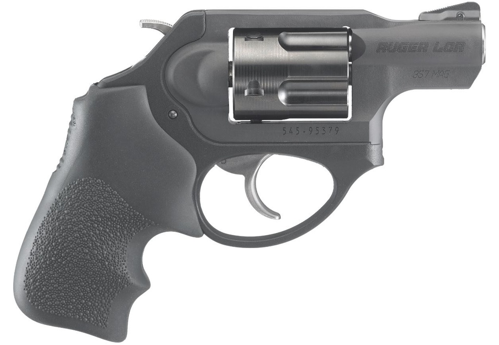 RUGER 5460 LCRX  SMALL FRAME 357 MAG 5 1.87" MATTE BLACK ALLOY STEEL BARREL, BLACK PVD CYLINDER, MATTE BLACK STAINLESS STEEL FRAME, HOGUE TAMER MONOGRIP GRIP, TRANSFER BAR SAFETY, EXPOSED HAMMER