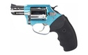 CHARTER ARMS 53879 UNDERCOVER LITE BLUE DIAMOND 38 SPECIAL 5RD 2" HI-POLISHED STAINLESS BARREL/CYLINDER, ALUMINUM FRAME W/BLUE DIAMOND FINISH, FINGER GROOVED BLACK RUBBER GRIP