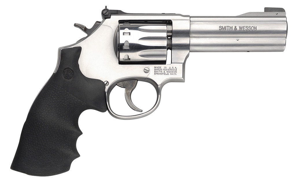 SMITH & WESSON 160584 MODEL 617  22 LR  STAINLESS STEEL 4" BARREL & 10 SHOT CYLINDER, SATIN STAINLESS STEEL K-FRAME, BLACK POLYMER GRIP,INTERNAL LOCK