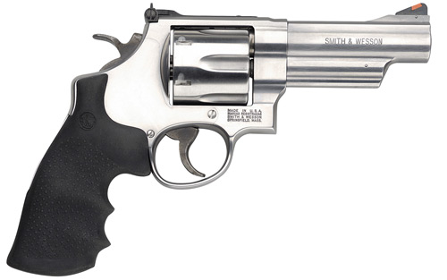 SMITH & WESSON 163603 MODEL 629  N-FRAME FRAME 44 S&W SPL 44 REM MAG 6RD 4.12" STAINLESS STEEL BARREL, STAINLESS CYLINDER, STEEL FRAME, BLACK FINGER GROOVE GRIP, INTERNAL LOCK SAFETY, EXPOSED HAMMER
