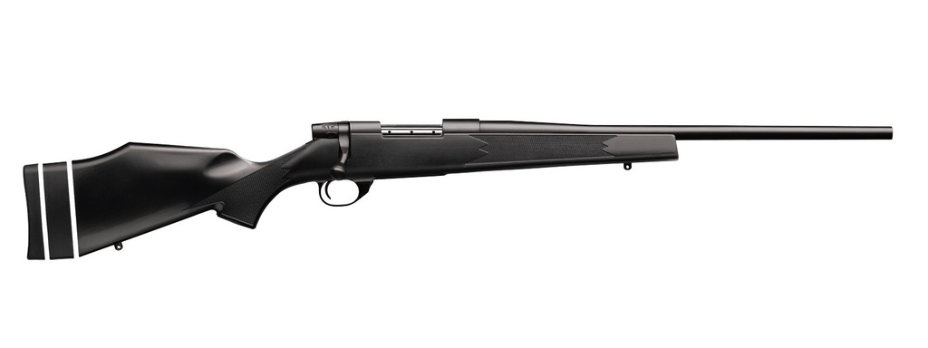 WEATHERBY VYT7M8RR0T VANGUARD SYNTHETIC COMPACT 7MM-08 REM 4+1 20" MATTE BLUED #1 THREADED BARREL, MATTE BLUED DRILLED & TAPPED STEEL RECEIVER, BLACK ADJUSTABLE SYNTHETIC STOCK