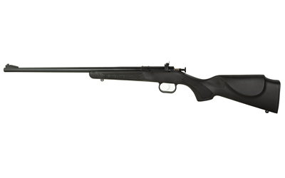 CRICKETT KSA2240 YOUTH  22 LR 1RD 16.12" BLUED BARREL & RECEIVER, FIXED FRONT/ADJUSTABLE REAR PEEP SIGHTS, BLACK SYNTHETIC STOCK W/11.5" LOP, REBOUNDING FIRING PIN SAFETY