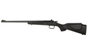 CRICKETT KSA2240 YOUTH  22 LR 1RD 16.12" BLUED BARREL & RECEIVER, FIXED FRONT/ADJUSTABLE REAR PEEP SIGHTS, BLACK SYNTHETIC STOCK W/11.5" LOP, REBOUNDING FIRING PIN SAFETY