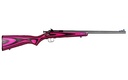 CRICKETT KSA2226 YOUTH  22 LR 1RD 16.12" STAINLESS STEEL BARREL, FIXED FRONT/ADJUSTABLE REAR PEEP SIGHTS, PINK/BLACK LAMINATE STOCK W/11.5" LOP, REBOUNDING FIRING PIN SAFETY
