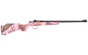 CRICKETT KSA2161 YOUTH  22 LR 1RD 16.12" BLUED SINGLE SHOT BARREL, BLUED STAINLESS STEEL RECEIVER, MOSSY OAK PINK BLAZE FIXED SYNTHETIC STOCK, RIGHT HAND