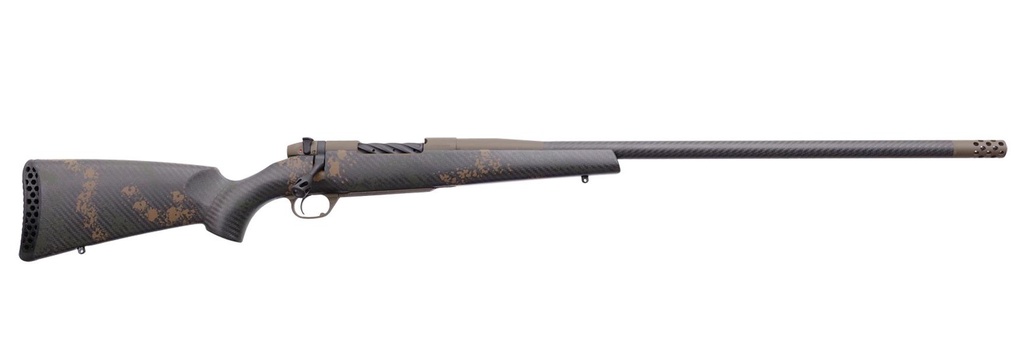 WEATHERBY MCB20N257WR8B MARK V BACKCOUNTRY 2.0 CARBON 257 WTHBY MAG 3+1 26" CARBON FIBER WRAPPED BARREL, PATRIOT BROWN CERAKOTE METAL FINISH, BACKCOUNTRY 2.0 CARBON PEAK 44 BLACKTOOTH STOCK