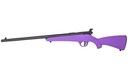 SAVAGE ARMS 13783 RASCAL  YOUTH 22 LR 1RD 16.13" MATTE BLACK SPORTER BARREL, MATTE BLACK CARBON STEEL RECEIVER, PURPLE FIXED SYNTHETIC STOCK, RIGHT HAND