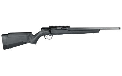 SAVAGE ARMS 70803 B SERIES FV-SR FULL SIZE 17 HMR 10+1 16.25" MATTE BLACK HEAVY THREADED BARREL, MATTE BLACK PICATINNY RAIL CARBON STEEL RECEIVER, MATTE BLACK FIXED SYNTHETIC STOCK, RIGHT HAND