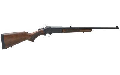 HENRY H01544 SINGLE SHOT  44 REM MAG CALIBER WITH 1RD CAPACITY, 22" BARREL, OVERALL BLUED METAL FINISH & AMERICAN WALNUT STOCK, RIGHT HAND (FULL SIZE)