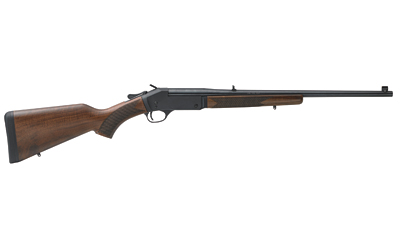 HENRY H015243 SINGLE SHOT  243 WIN CALIBER WITH 1RD CAPACITY, 22" BARREL, OVERALL BLUED METAL FINISH & AMERICAN WALNUT STOCK, RIGHT HAND (FULL SIZE)