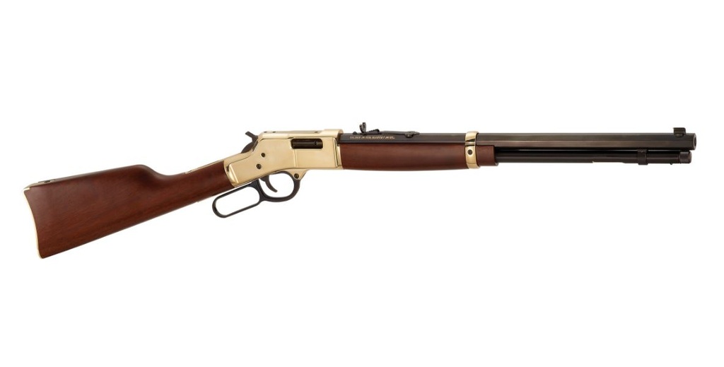 HENRY H006M327 BIG BOY CLASSIC FULL SIZE 327 FEDERAL MAG 10+1 20" BLUED OCTAGON BARREL, POLISHED BRASS RECEIVER, AMERICAN WALNUT STOCK RIGHT HAND