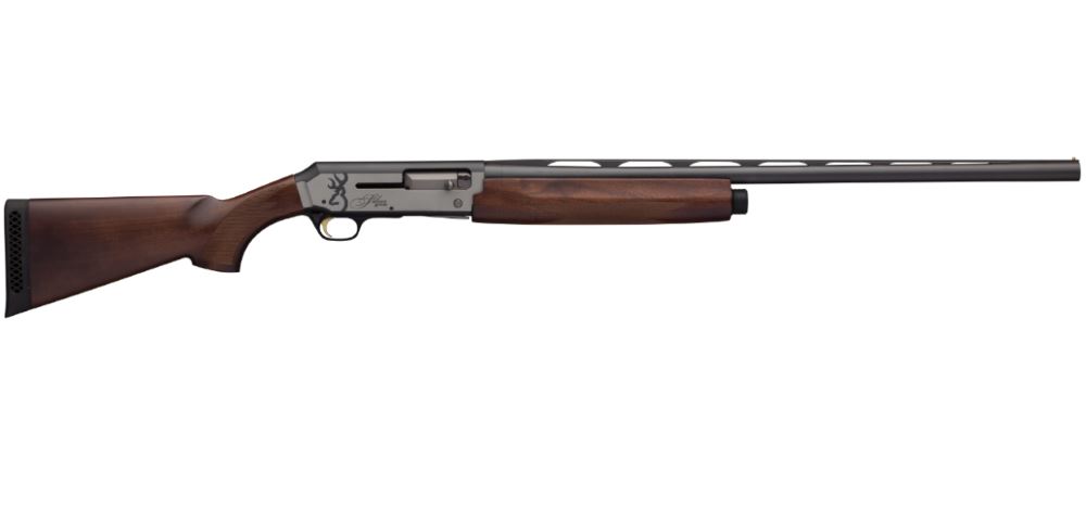 BROWNING 011413304 SILVER FIELD 12 GAUGE 28" 3" 4+1, ALLOY RECEIVER WITH SILVER/MATTE BLACK  BI-TONE  FINISH, SATIN TURKISH WALNUT STOCK  WITH CUT CHECKERING
