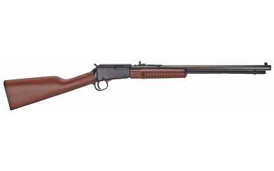 HENRY H003TM PUMP  22 WMR CALIBER WITH 12+1 CAPACITY, 20.50" OCTAGON BARREL, BLACK METAL FINISH & AMERICAN WALNUT STOCK RIGHT HAND (FULL SIZE)