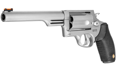 TAURUS 2-441069T JUDGE  COMPACT 45 COLT (LONG COLT)/410 BORE 5 SHOT 6.50" MATTE STAINLESS STEEL BARREL, CYLINDER & FRAME, BLACK RIBBER GRIP, TRANSFER BAR SAFETY, EXPOSED HAMMER